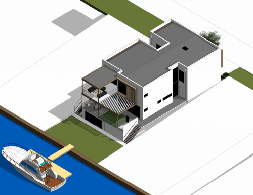 MODEL north west view